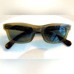 Ralph Lauren Amber/Tortoise Square Sunglasses, Unisex